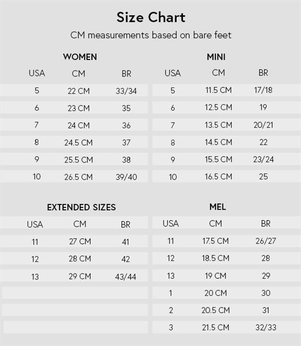 Fila Sandals Size Chart