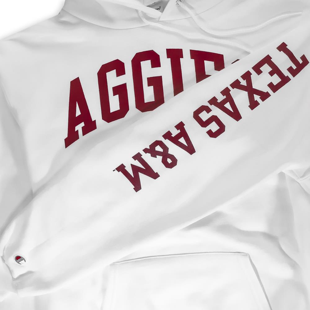 white champion core hoodie