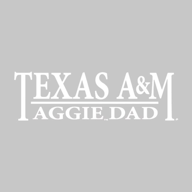 Texas A M Aggie Dad Decal White Aggieland Outfitters