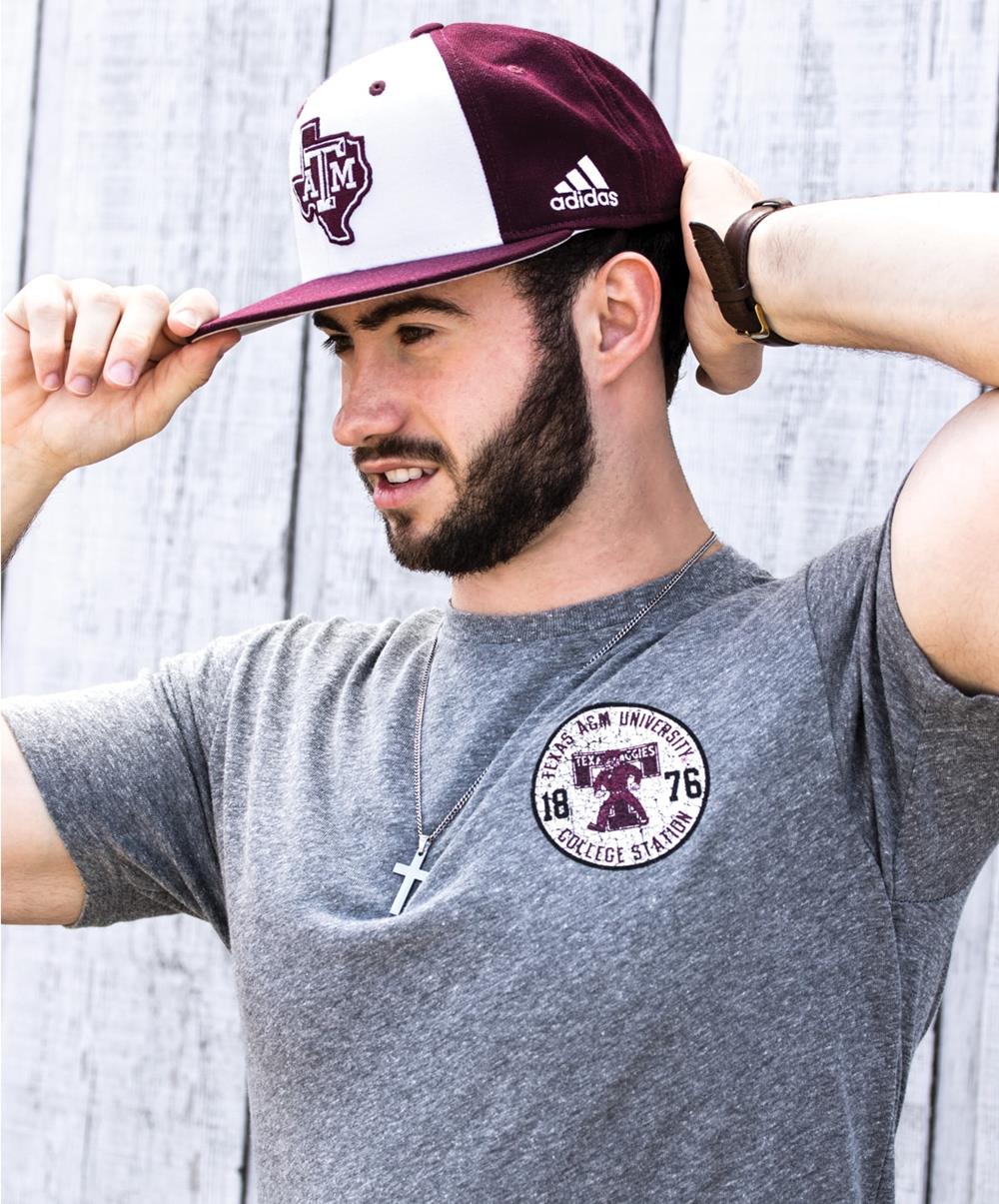 texas a&m on field baseball hat