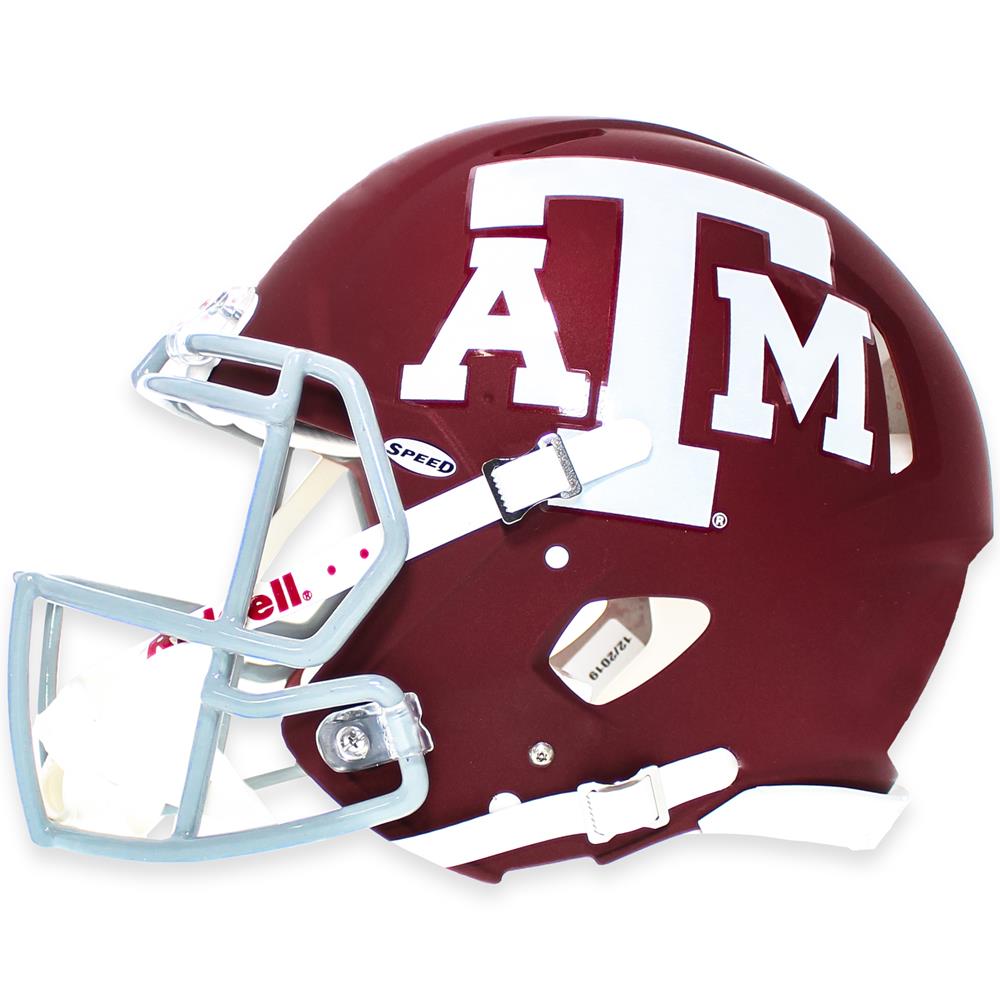 Riddell Texas A M Speed Authentic Matte Football Helmet Maroon Aggieland Outfitters