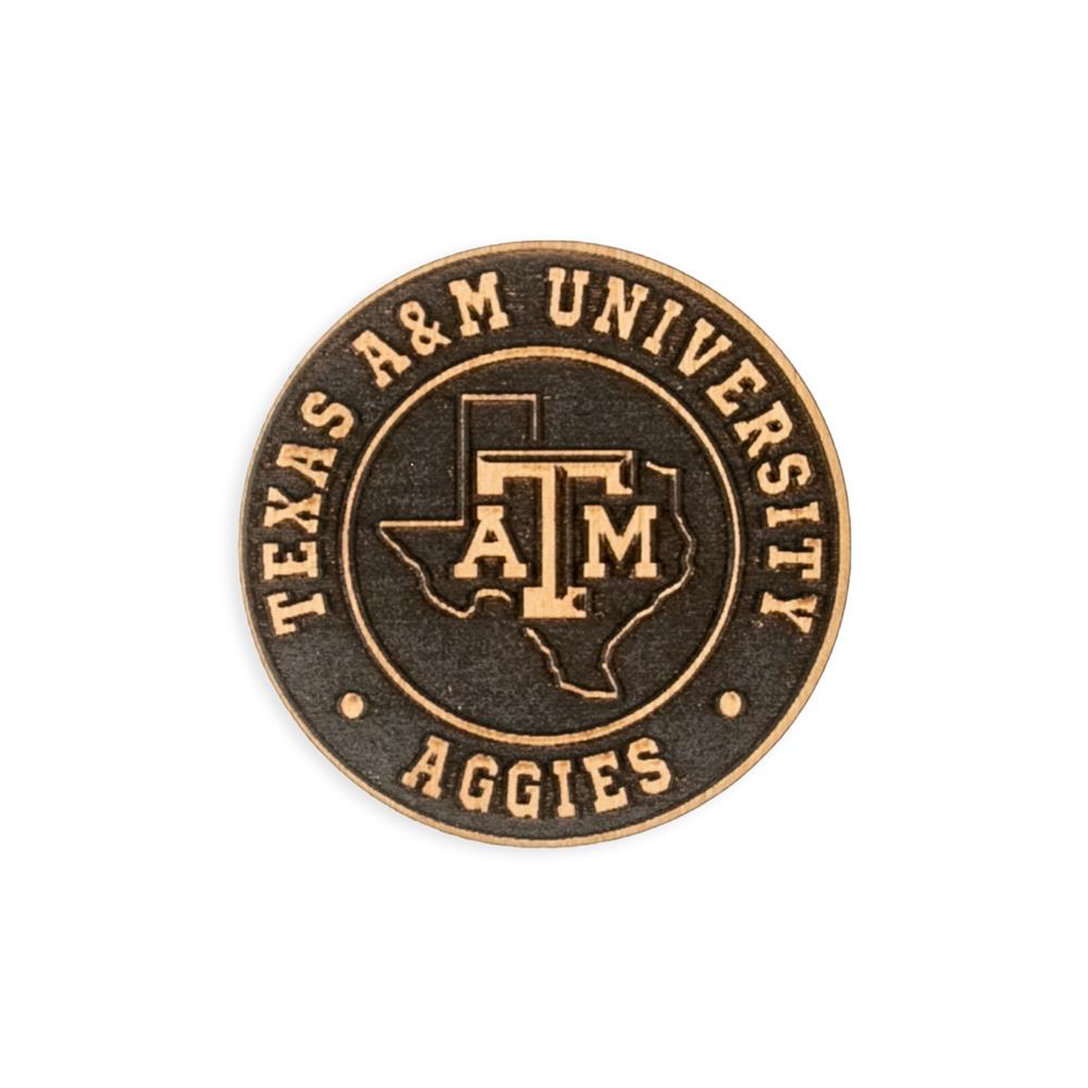 Texas A M Lone Star Wood Magnet State Aggieland Outfitters