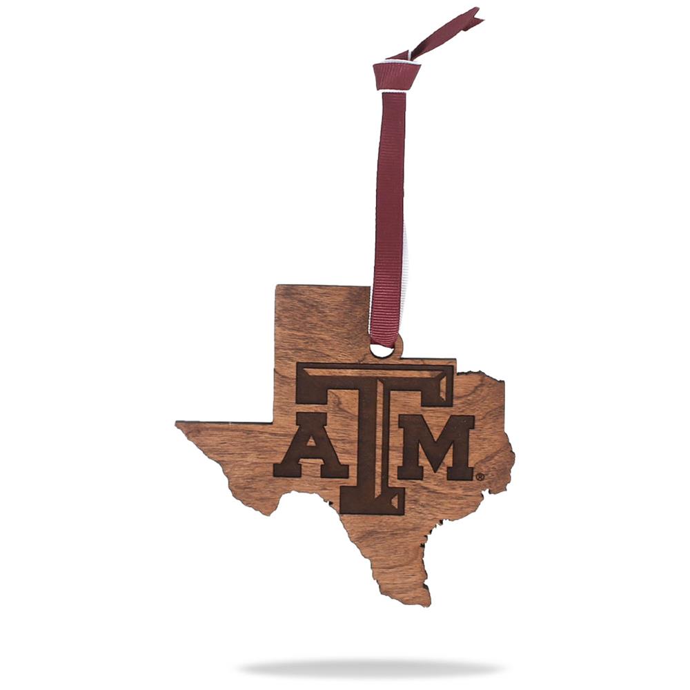 Texas A M Lone Star Ornament Brown Aggieland Outfitters
