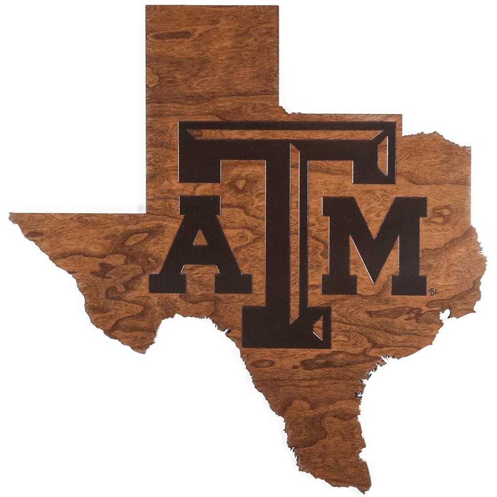 Texas A M Lone Star Large Wall Decor Brown Aggieland Outfitters
