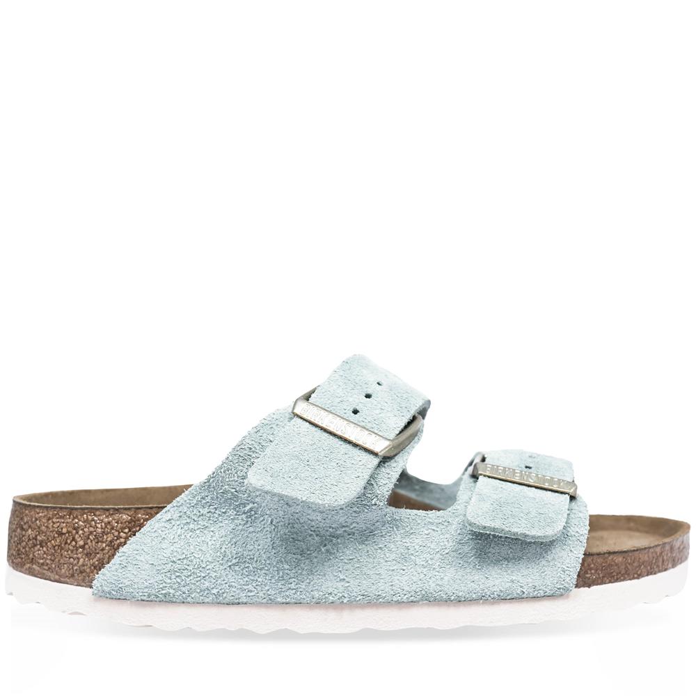 light blue birkenstocks