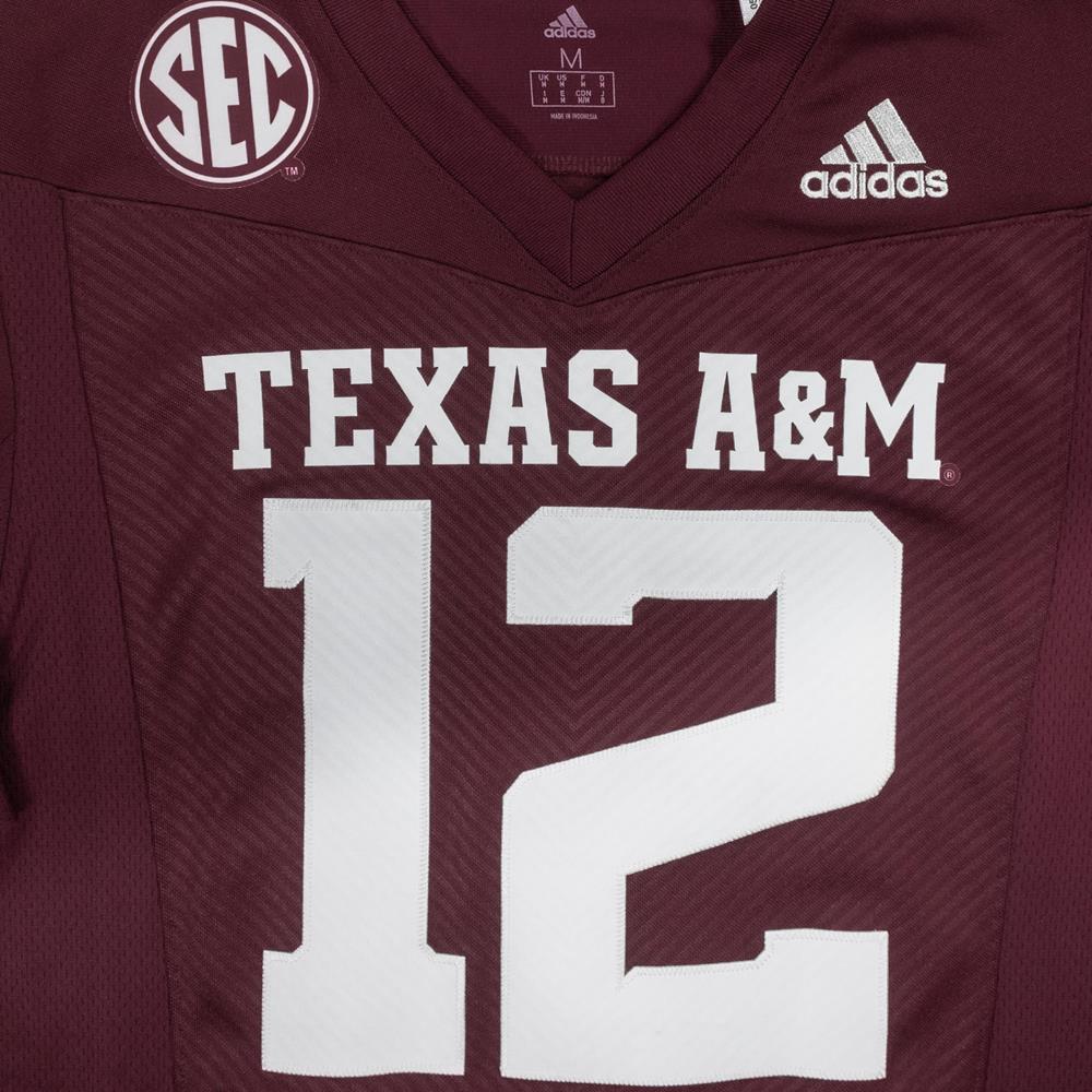 texas a&m jersey font