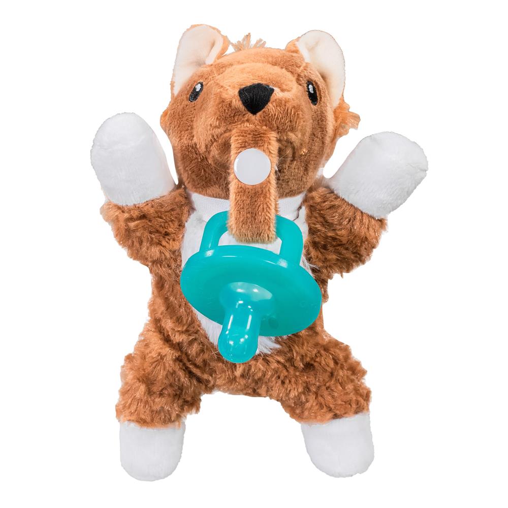 pacifier with toy attached