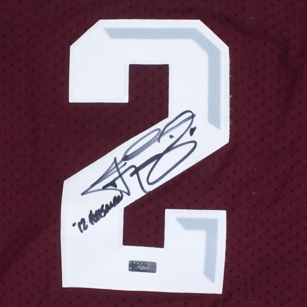 johnny manziel autographed jersey