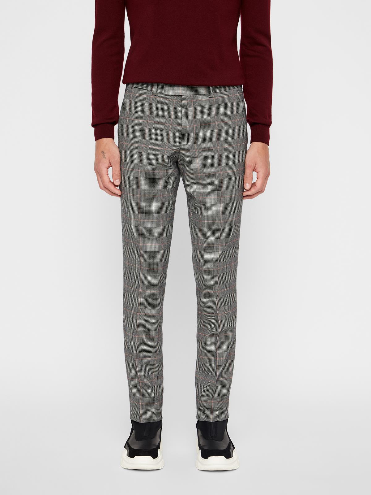 checkered grey pants