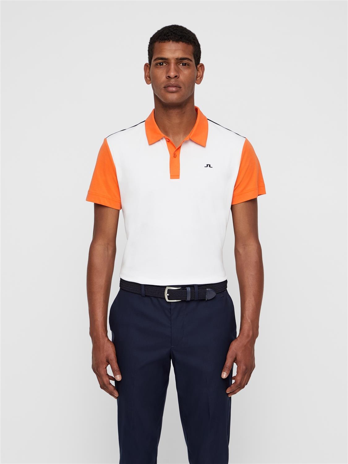 j lindeberg white polo