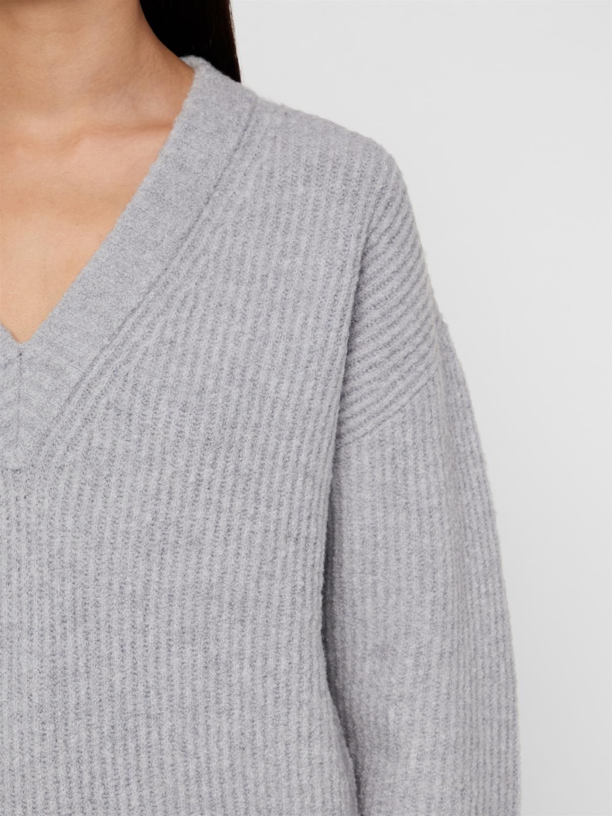 light grey sweater