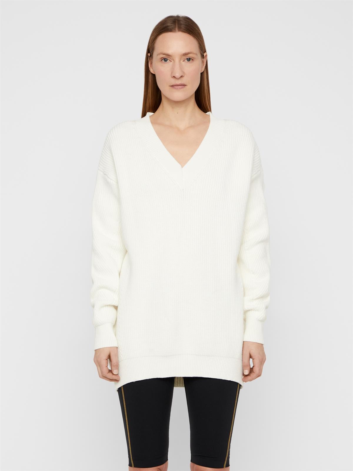 white summer sweater