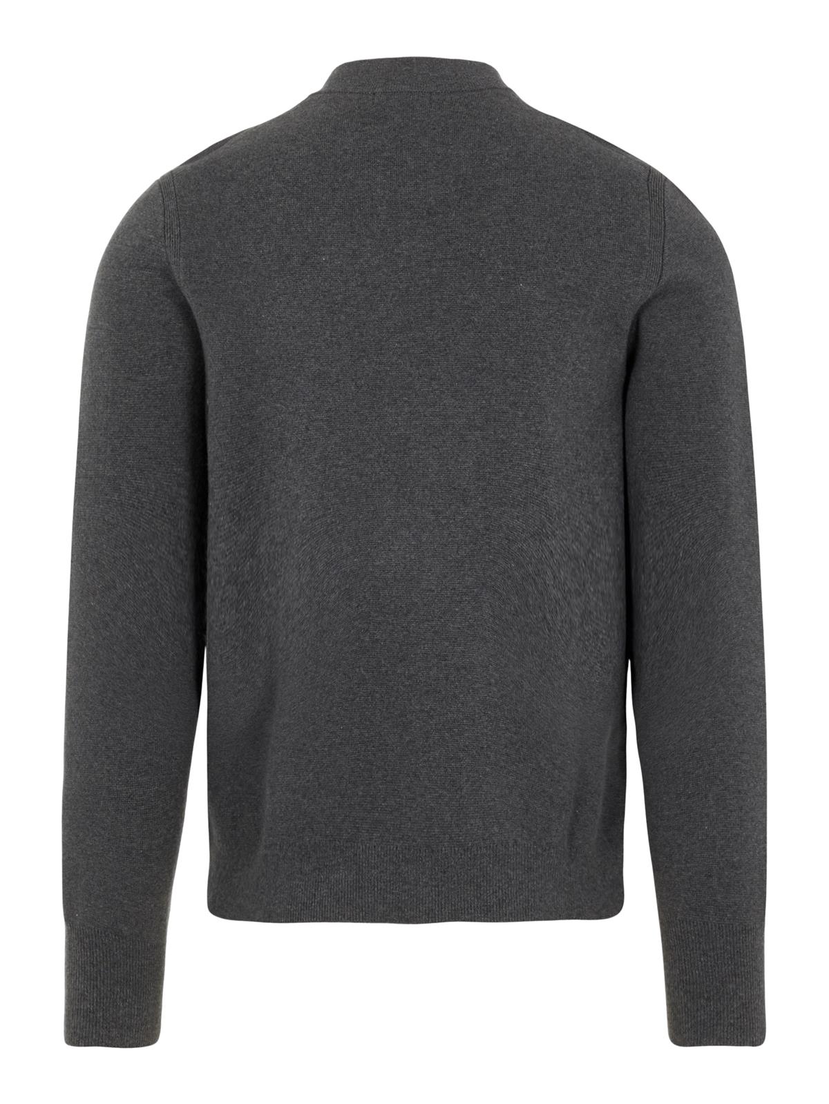 dark grey sweater