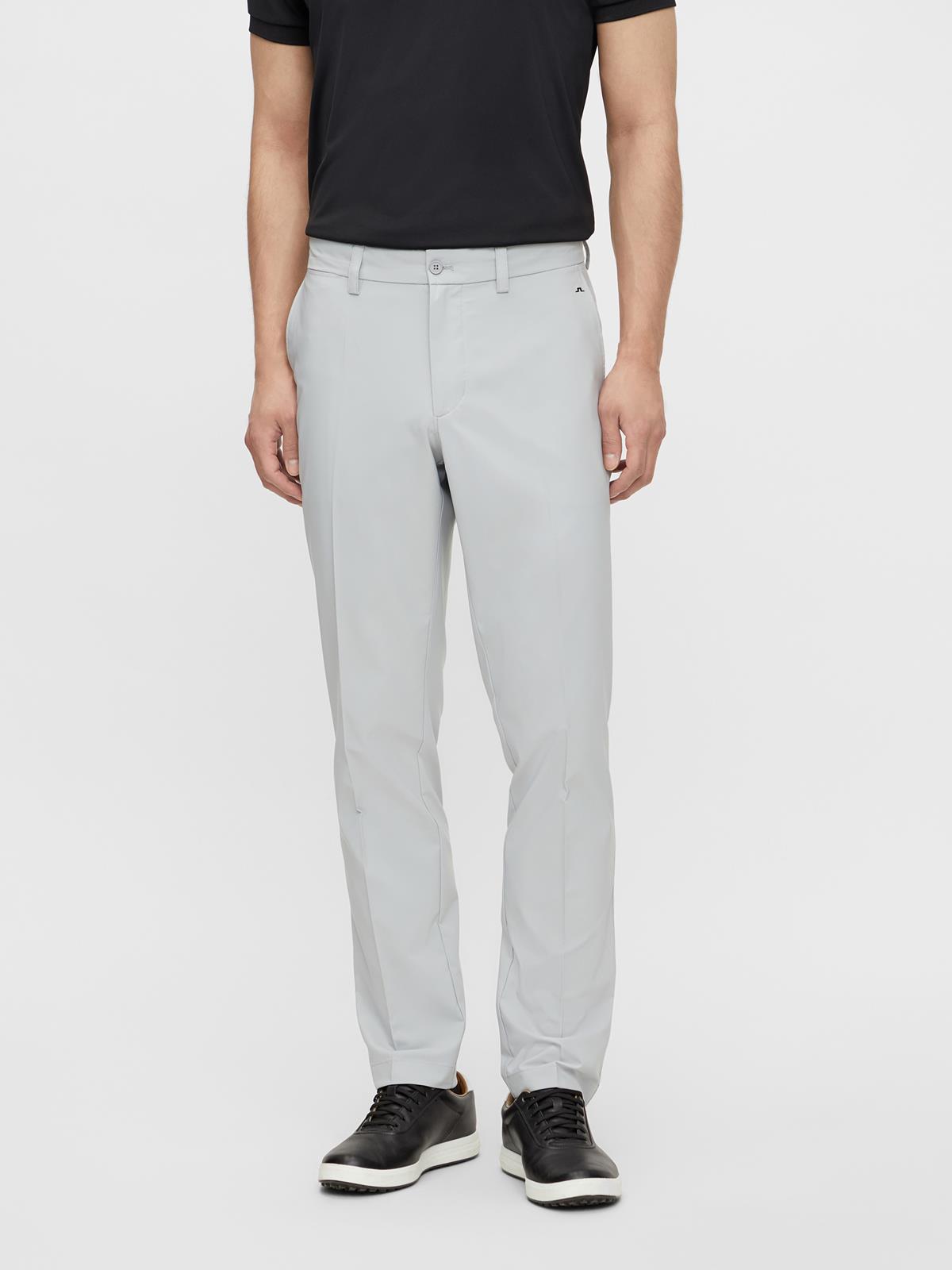 light grey golf trousers