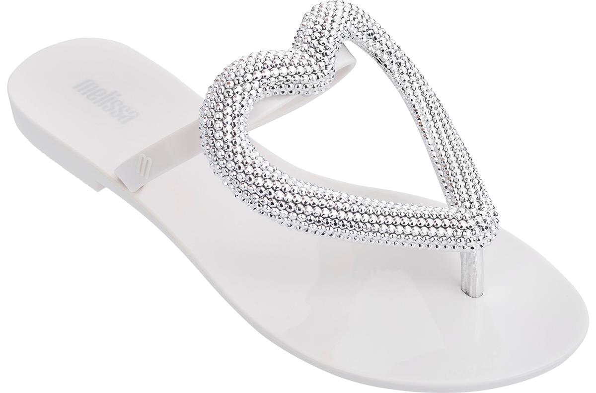 melissa big heart flip flop