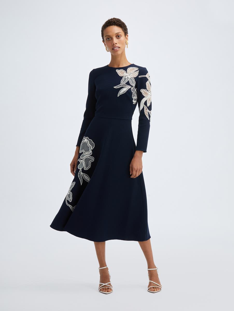 long wool dress