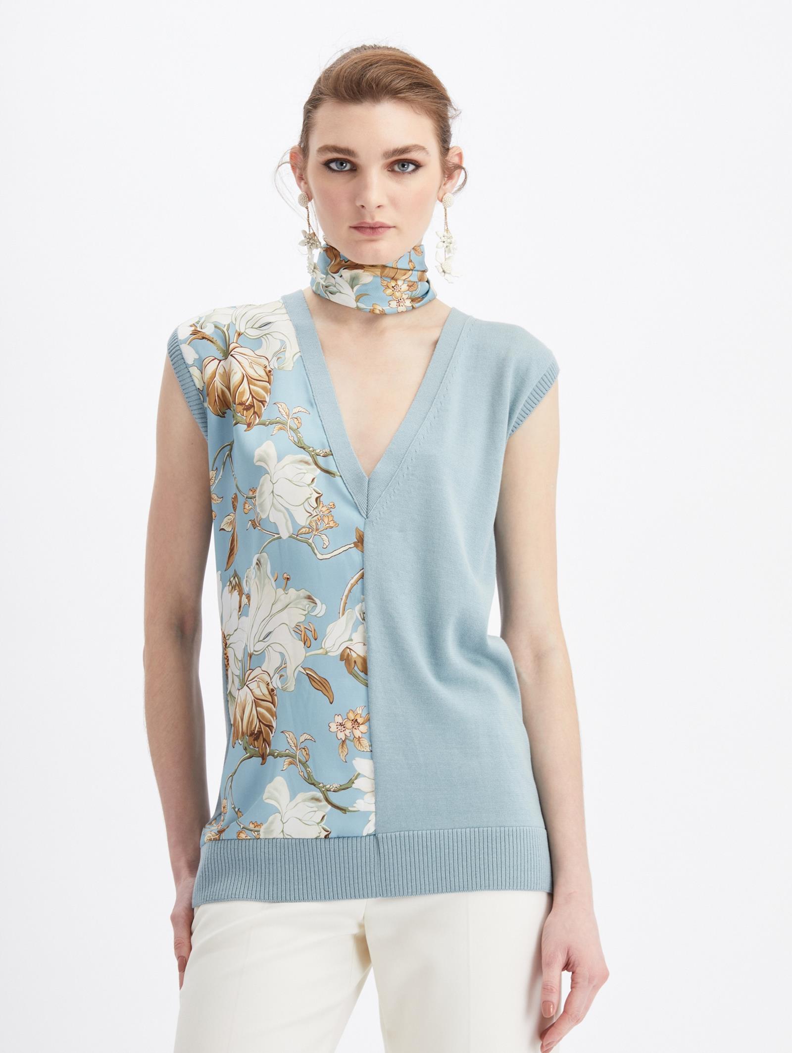 V neck knit tank clearance