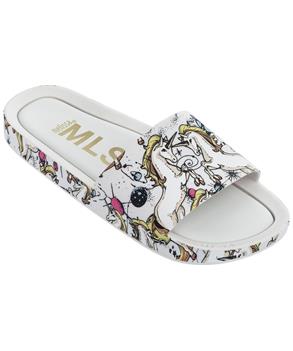 mel leather slide