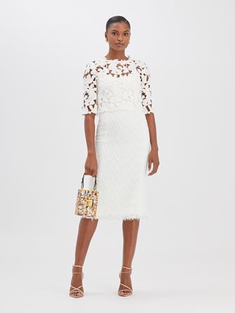 Organza and Tweed Dress