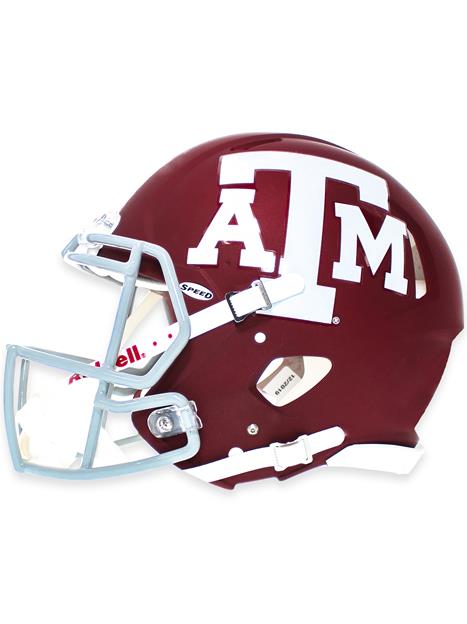 Riddell Texas A M Speed Authentic Matte Football Helmet Maroon