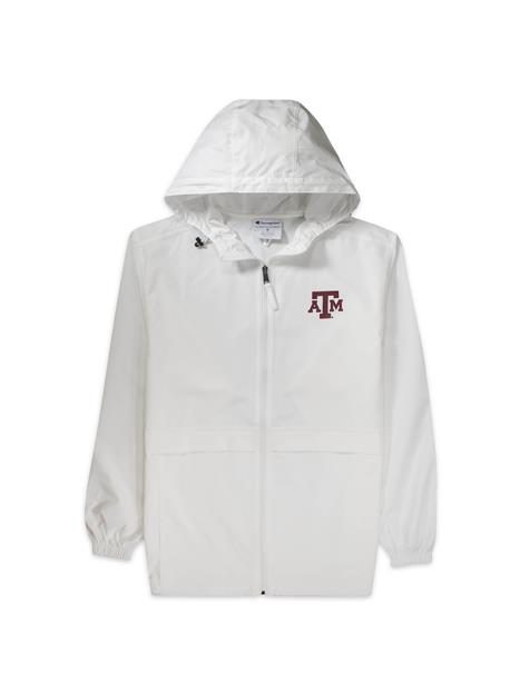 Champion NCAA Mens Half Zip Front Pocket Packable Jacket Texas A/&M Aggies X-Large