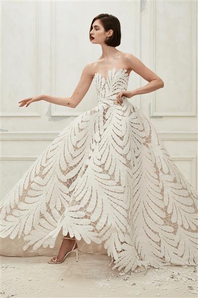oscar de la renta bridal spring 2019