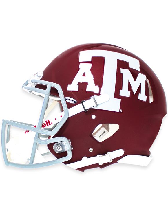 Riddell Texas A M Speed Authentic Matte Football Helmet Maroon Aggieland Outfitters