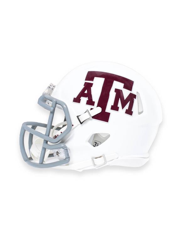 Riddell Aggie Speed Mini Football Helmet White Aggieland Outfitters