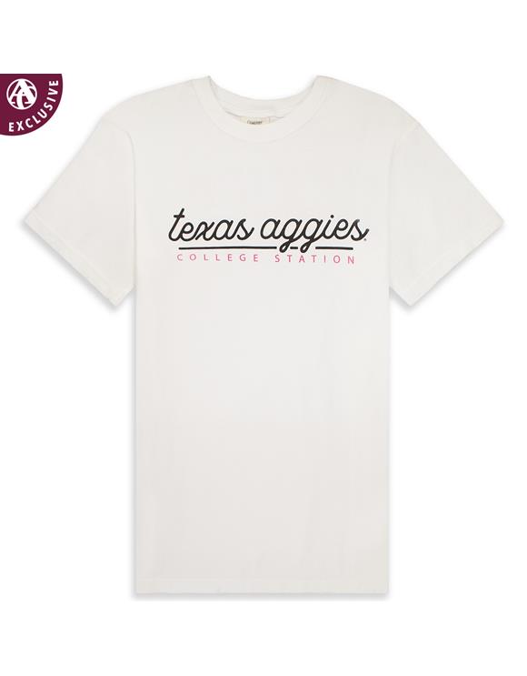 Texas A M Aggies Color Color T Shirt C1717 White Aggieland