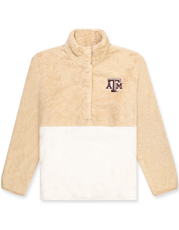 fuzzy fleece pullover