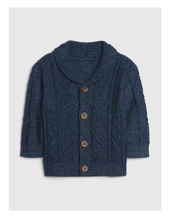 cable cardigan sweater