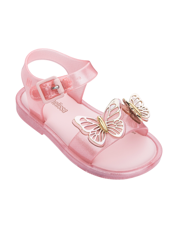 Mini Melissa Mar Sandal Fly Bb Baby Pink Melissa Shoes
