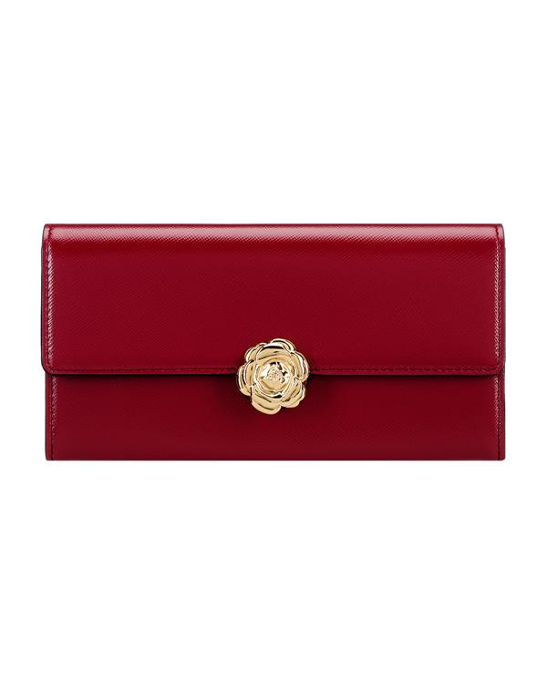 Image of Red Continental Wallet
