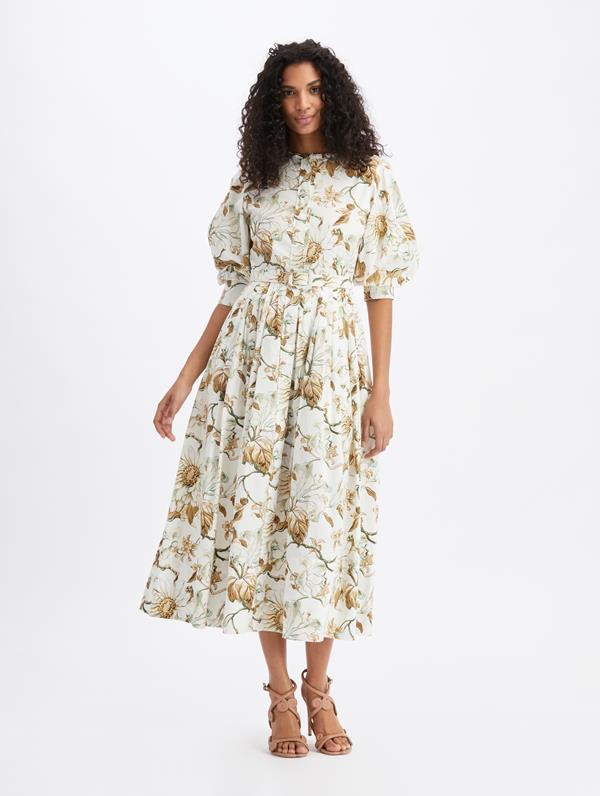 Image of Cotton Poplin Shirt Dress