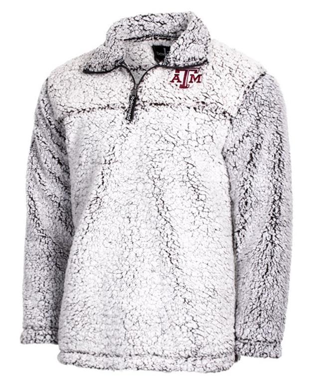 light grey sherpa pullover
