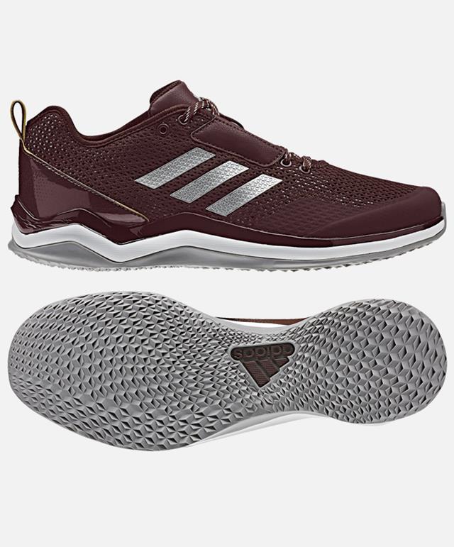 maroon adidas trainers