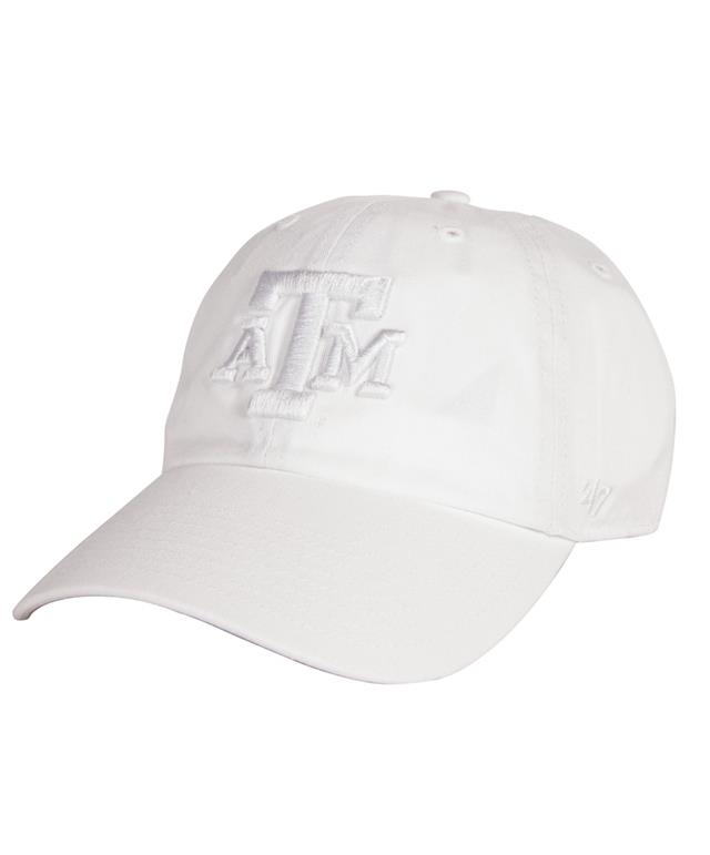 Texas A M 47 Brand Block Tonal Clean Up White Aggieland Outfitters
