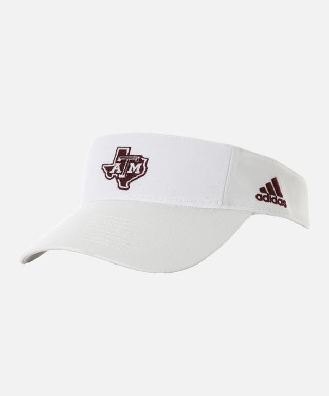 Adidas Texas A M Lone Star Texas Visor White Full Sec Aggieland