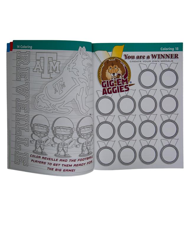 Texas A Amp M Gig Em Aggies Activity Book