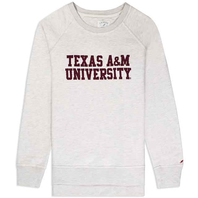 Texas A M League Academy Crew Oatmeal Aggieland Outfitters