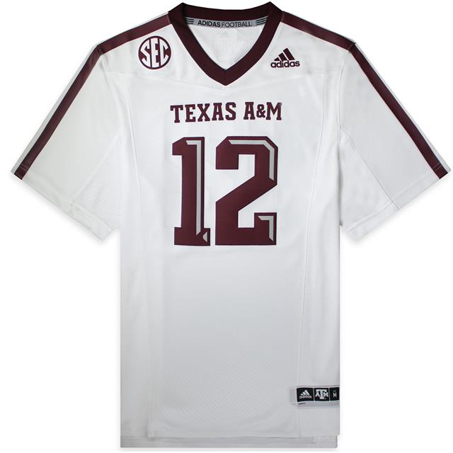 Texas A M Adidas Men S Premier Football Jersey White Aggieland