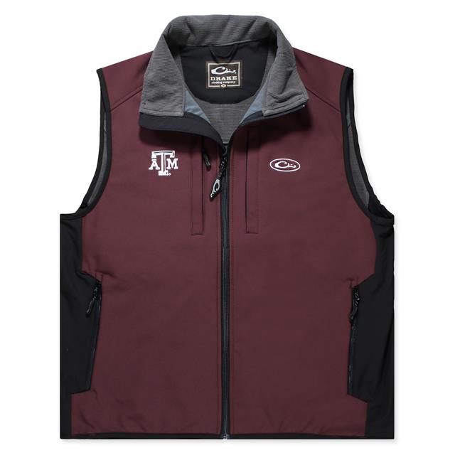 Texas A M Drake Collegiate Tech Vest Maroon Aggieland Outfitters