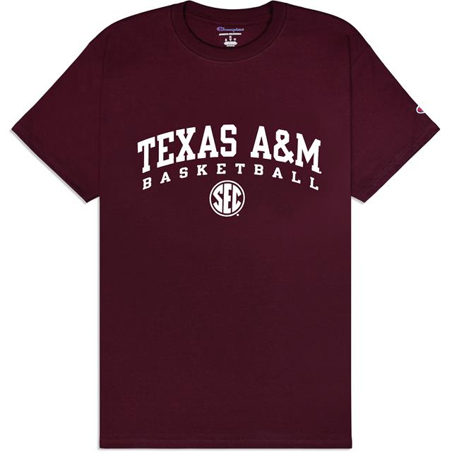 Basketball Champion T Shirt Maroon Aggieland Outfitters