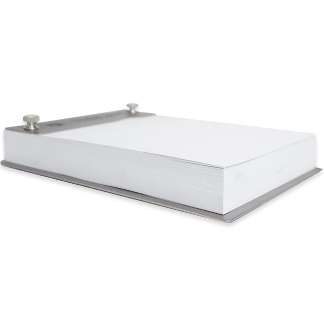 Silver Notepad With Paper Engraved Silver Aggieland Outfitters