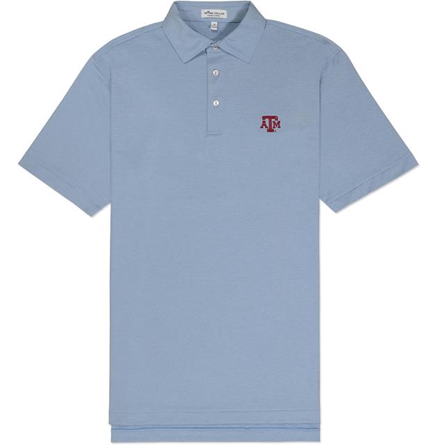 Texas A M Jubilee Stripe Stretch Jersey Cottage Blue Gale Grey