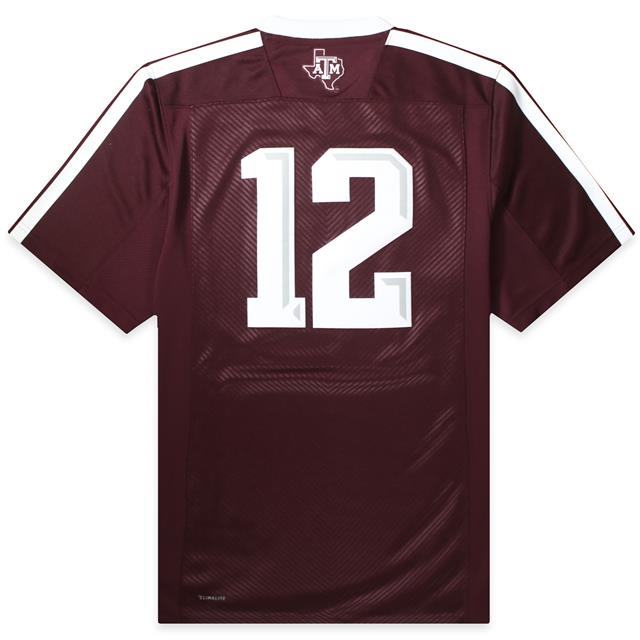 Texas A M Adidas Men S Premier Football Jersey Maroon Aggieland