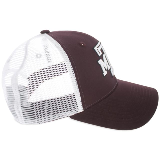 Texas A M Zephyr Big Rig Mesh Cap Maroon White Aggieland Outfitters