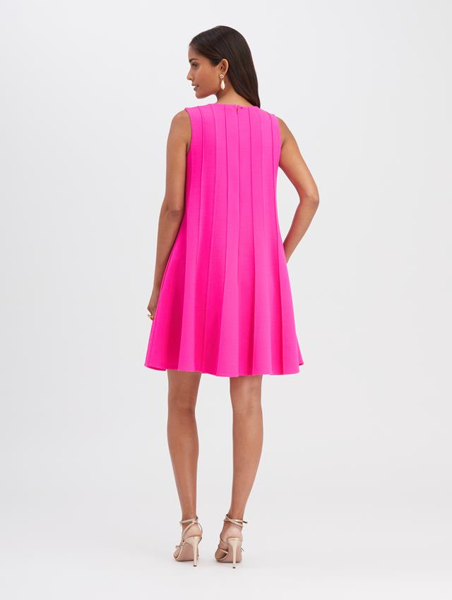 Pleated Dress Dresses Oscar De La Renta Shocking Pink Oscar