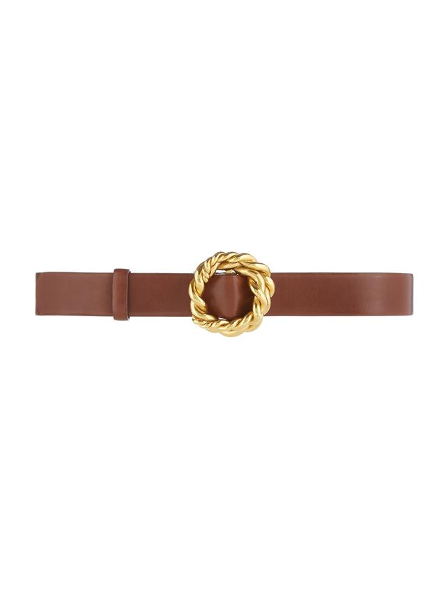 Small Twist Belt Belts Oscar De La Renta Papaya Oscar De La Renta