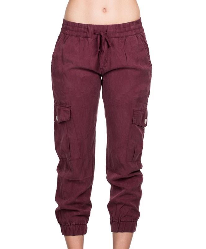 maroon joggers womens